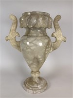 Large Handled marble vase