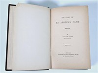 1883  Feminism"Story of An African Farm" Hdbk