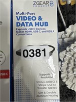 ZGEAR VIDEO & DATA HUB RETAIL $30