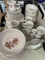 Vintage Western Dinnerware Pcs - Totally Today