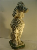 Cement Poodle - Approx  26 Inch Tall