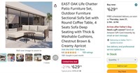 P6108 OAK Life Chatter Patio Furniture Set