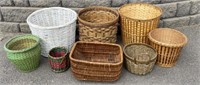 GREAT LOT OF VARIOUS BASKETS