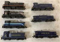 7 HO Train Engines-Kadee & others