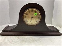 INGRAHAM KEY WIND CAMEO MANTLE CLOCK