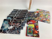 (8) Mousepads: (6) DC Superman, (1) Marvel