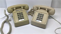 2 Vintage Analog Telephones Phones