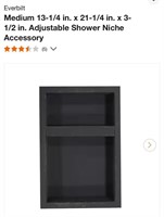 Adjustable Shower Niche Accessory