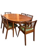 Mid Century Style Dining Table & Chairs