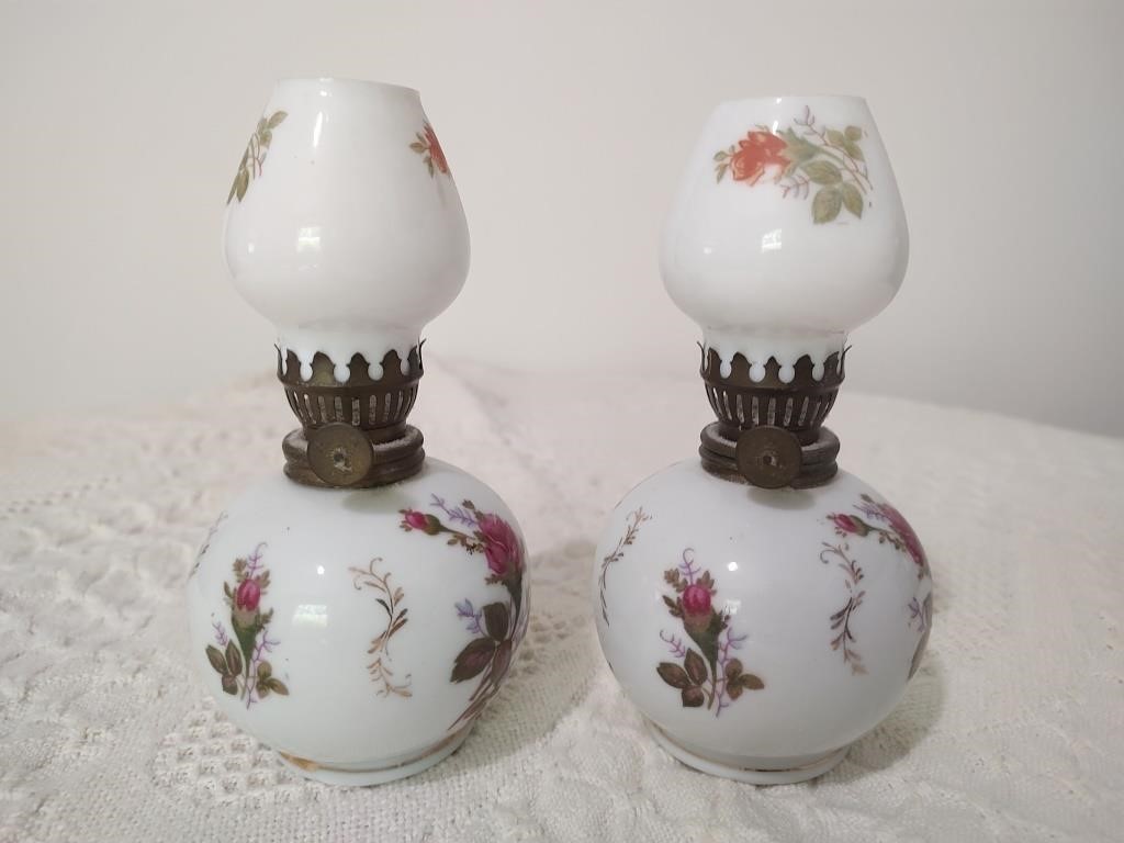 2 Small Oil Lamps