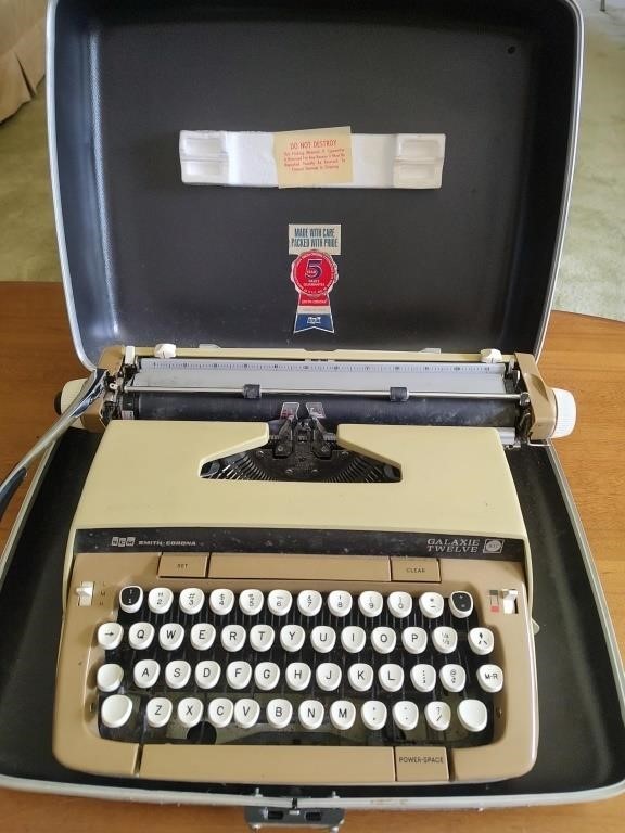 Smith Corona Galaxy 12 Typewriter