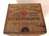 Dupont Explosives, 50 Lbs, Red Cross, Extra Dynami
