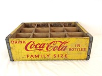 Coca Cola Family Size Wood Case for 12 Bottles