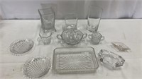 Assorted Glass Vases/Dishes