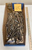 Large Allen key Lot - Hex Key, L Shape Tool