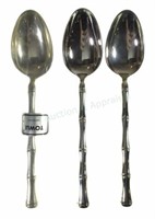 (3) Towle Sterling Silver Mandarin Tea Spoons