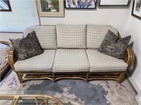 BOCA RATTAN 3 SEAT SOFA