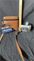 Vintage Kodak camera with leather case