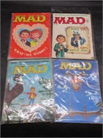 4 Issues of MAD Magazine