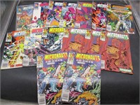 Large Group of Micronauts Comic Books