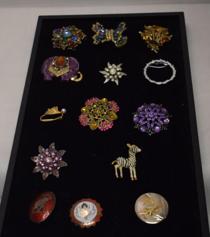 Vtg Brooches - Holycraft, Gerry's and Unmarked