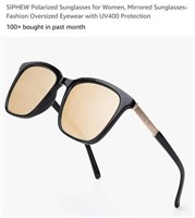 MSRP $27 Mirrored Polarized Sunglasses