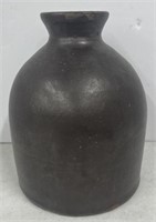 (F) Vintage Stoneware Jar. 9 3/4 Inches Tall, 7