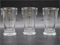 (3) Paris Musees Drinking Glasses w/ Bees