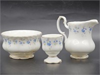 (3) Vtg. Royal Albert Memory Lane China: Creamer,