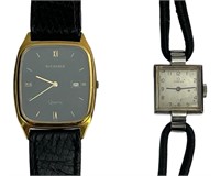 Bucherer Men's Wrist Watch & Lady's Omega Watch