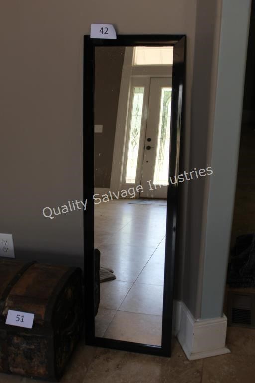 hanging floor length mirror (black)