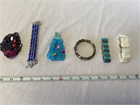 6 misc Bracelets Jewelry