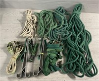 Various Ropes & Climbing Gear