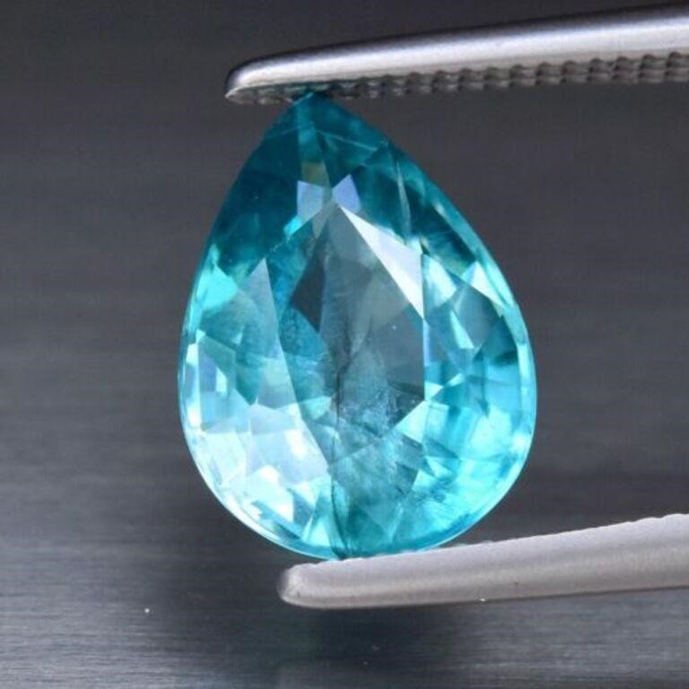 CERT SI 2.54 ct Zircon Cambodia