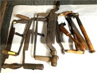 Lot of 11 Antique Draw Knives.