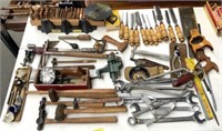 Large Lot of Assorted Vintage & Antique Tools.