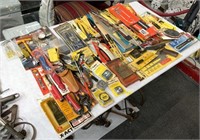 Large Lot of Vintage Packaged Tools.