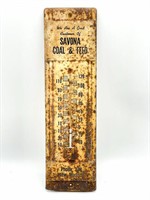 Savona Coal & Feed New Madison Thermometer 14.5”
