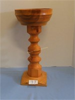 Hand made wooden Plant Stand, 19"h