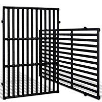 Adviace 19.5 Inch Cast Iron Grill Grates for Weber
