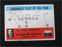 1965 PHILADELPHIA #168 CARDINALS PLAY OF YEAR