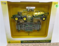 JD 9530 traxctor and Air Seeding set
