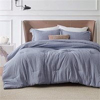 SEALED-Soft Blue Comforter Set