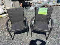 Set of Two Patio Chairs