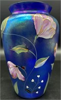 Fenton Favrene Hp Felicity Vase 751/1850 Artist