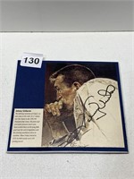 AUTOGRAPH OF JOHNNY UNITAS ON INFORMATIONAL