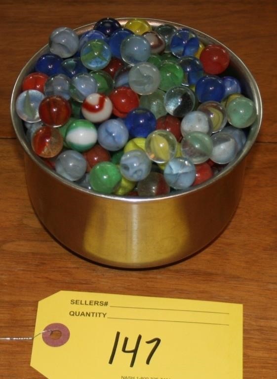 Assortment of marbles
