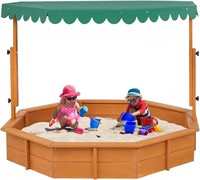 Sandbox with Lid Wood with Cover