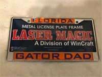 Florida Gators license plate frame "Gator Dad"