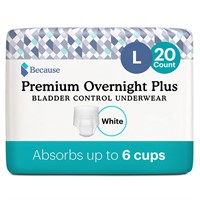Because Overnight Plus Pull Up Underwear - Extreme